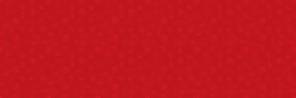 Christmas pattern. Red seamless texture. Wrapping paper with holiday elements Stock Illustration