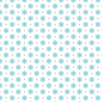Christmas pattern with snoflakes vector background design Stock Illustration