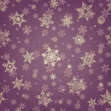 Christmas pattern snowflake background. EPS 10 Stock Illustration