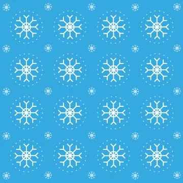 Christmas pattern with snowflakes vector Stock Illustration