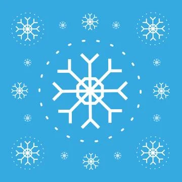 Christmas pattern with snowflakes vector Stock Illustration
