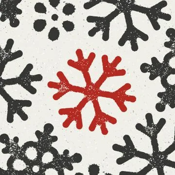 Christmas pattern stamp notseamless 스톡 일러스트