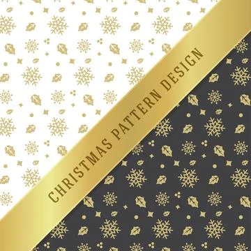 Christmas pattern vector background design for wrapping paper and greeting ca Illustrazione stock