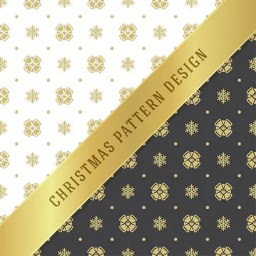 Christmas pattern vector background design for wrapping paper, greeting car.. Stock Illustration