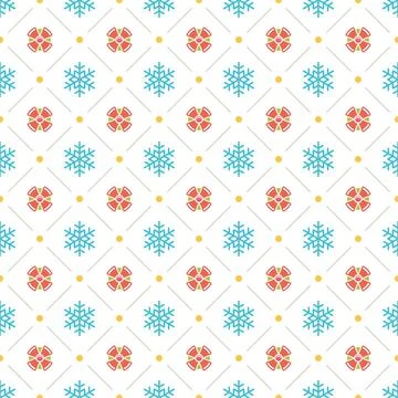 Christmas pattern vector background design for wrapping paper, greeting car.. Stock Illustration