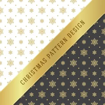 Christmas pattern vector background design for wrapping paper, greeting car.. Stock Illustration