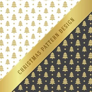 Christmas pattern vector background design for wrapping paper, greeting car.. Illustrazione stock