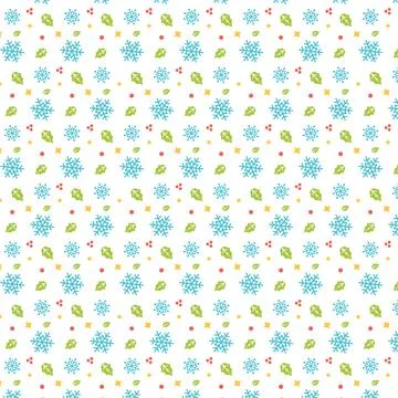 Christmas pattern vector background design for wrapping paper, greeting car.. Stock Illustration