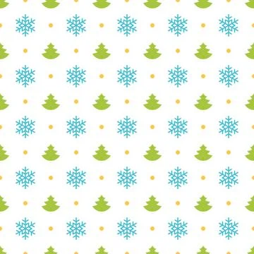 Christmas pattern vector background design for wrapping paper, greeting car.. Stock Illustration