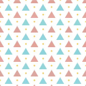 Christmas pattern vector background design for wrapping paper, greeting car.. Stock Illustration