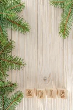 Christmas pattern for Your design and text layout. The new year 2018. The vie Stock Photos