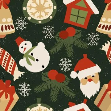 Christmas-pattern2 Stock Illustration