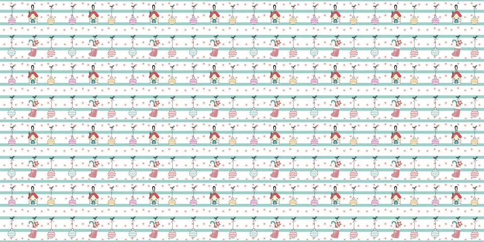 Christmas pattern(a5) Illustrazione stock