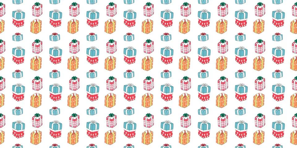 Christmas pattern(a8) Illustrazione stock