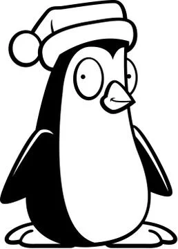 Christmas Penguin Stock Illustration