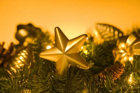 Christmas pine cones Foto stock