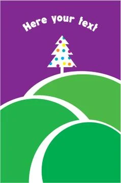 Christmas Pine Stock Illustration