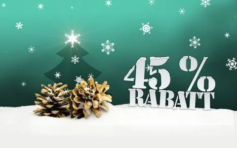Christmas pinecone tree 45 percent rabatt discount Illustrazione stock