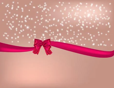 Christmas pink background Stock Illustration