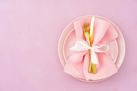 Christmas place setting Stock Photos