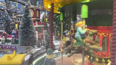 Christmas playground Stock Footage 217363028