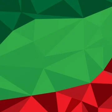 Christmas poly abstract background. Stock Illustration