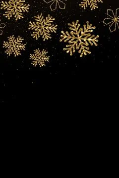 Christmas postcard with black background Stock-Illustration