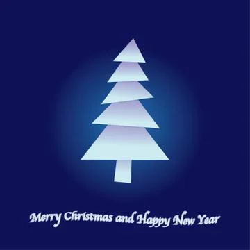 Christmas postcard Stock Illustration