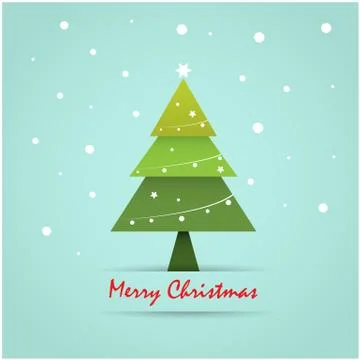 Christmas postcard template, holiday background Stock Illustration