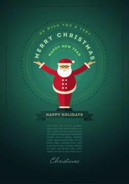 Christmas Poster Stock Illustration