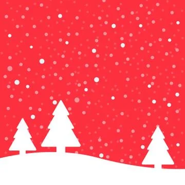 Christmas poster winter background Stock Illustration