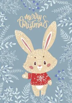 Christmas Posters. Vector illustration. Template for Greeting Scrapbooking, C Stock Illustration