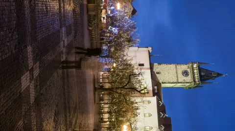 Christmas in Prague Stock Footage 609485