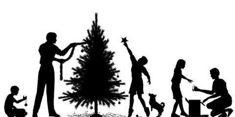 Christmas preparation Stock-Illustration