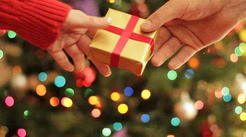 Christmas present Stock Footage 29155135