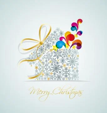 Christmas present Stock Illustration