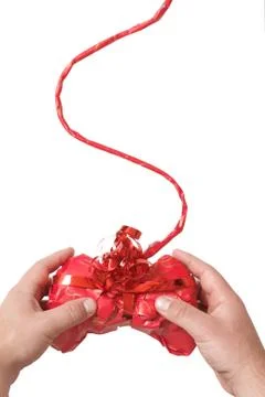 Christmas present Stock Photos