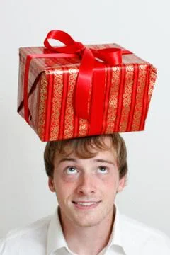Christmas present Stock Photos