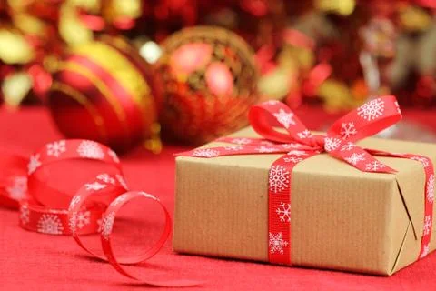 Christmas present Stock Photos