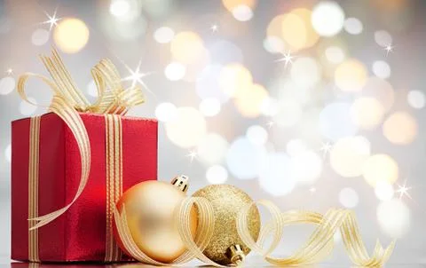 Christmas present Stock Photos