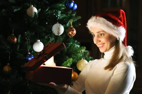 Christmas present Stock Photos