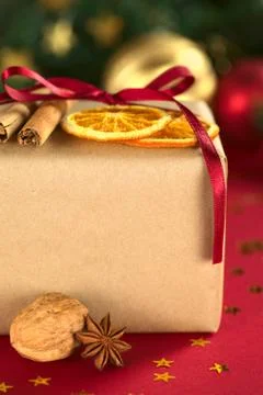 Christmas present Stock Photos