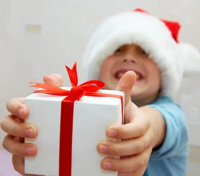 Christmas present Stock Photos