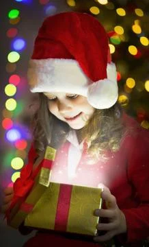 Christmas present Stock Photos