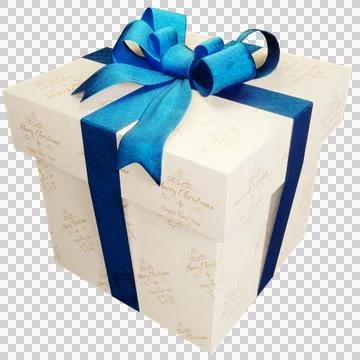 Christmas present of typography striped Stock Illustration