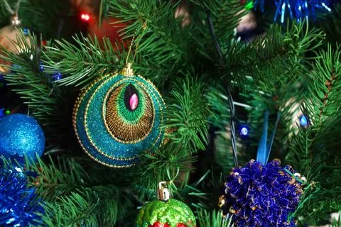 Christmas presents background Stock Photos