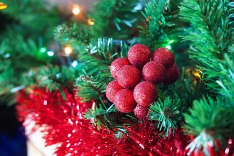 Christmas presents background Stock Photos