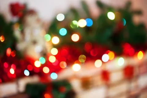 Christmas presents background Stock Photos