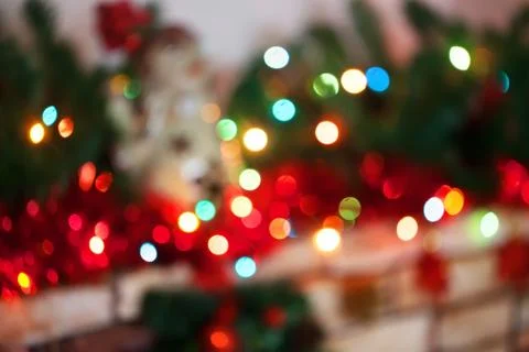Christmas presents background Stock Photos