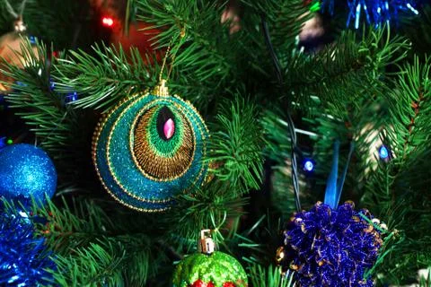 Christmas presents background Stock Photos